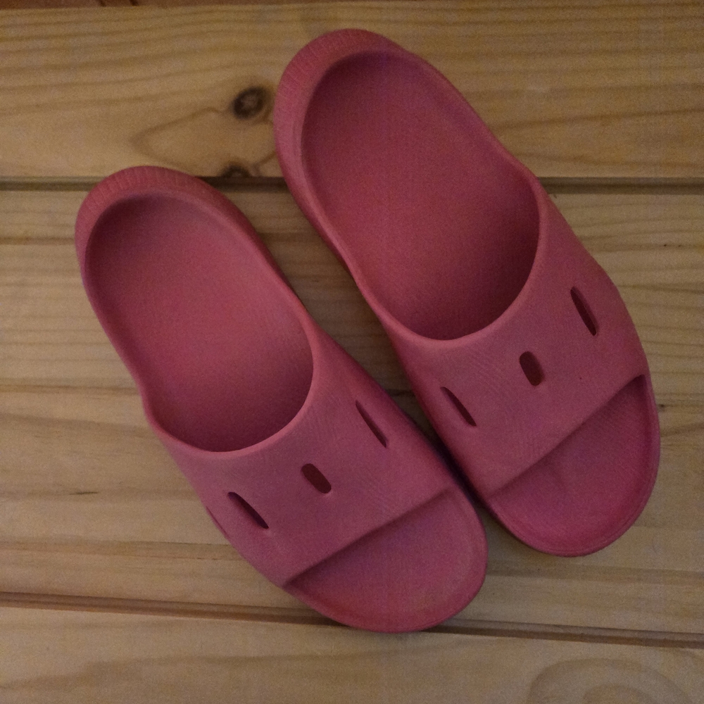 Hoka Pink Slide Sandals